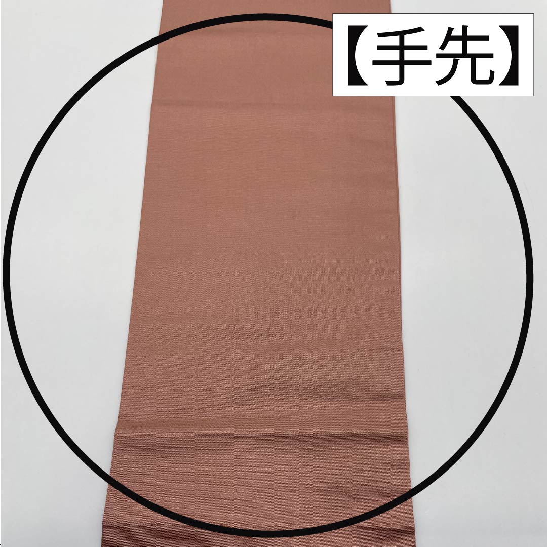 名古屋帯 正絹 Aランク 似桃色（にせももいろ） 櫛 かんざし 帯丈348cm 六通 セミフォーマル ピンク系 1124010693313 名古屋仕立て