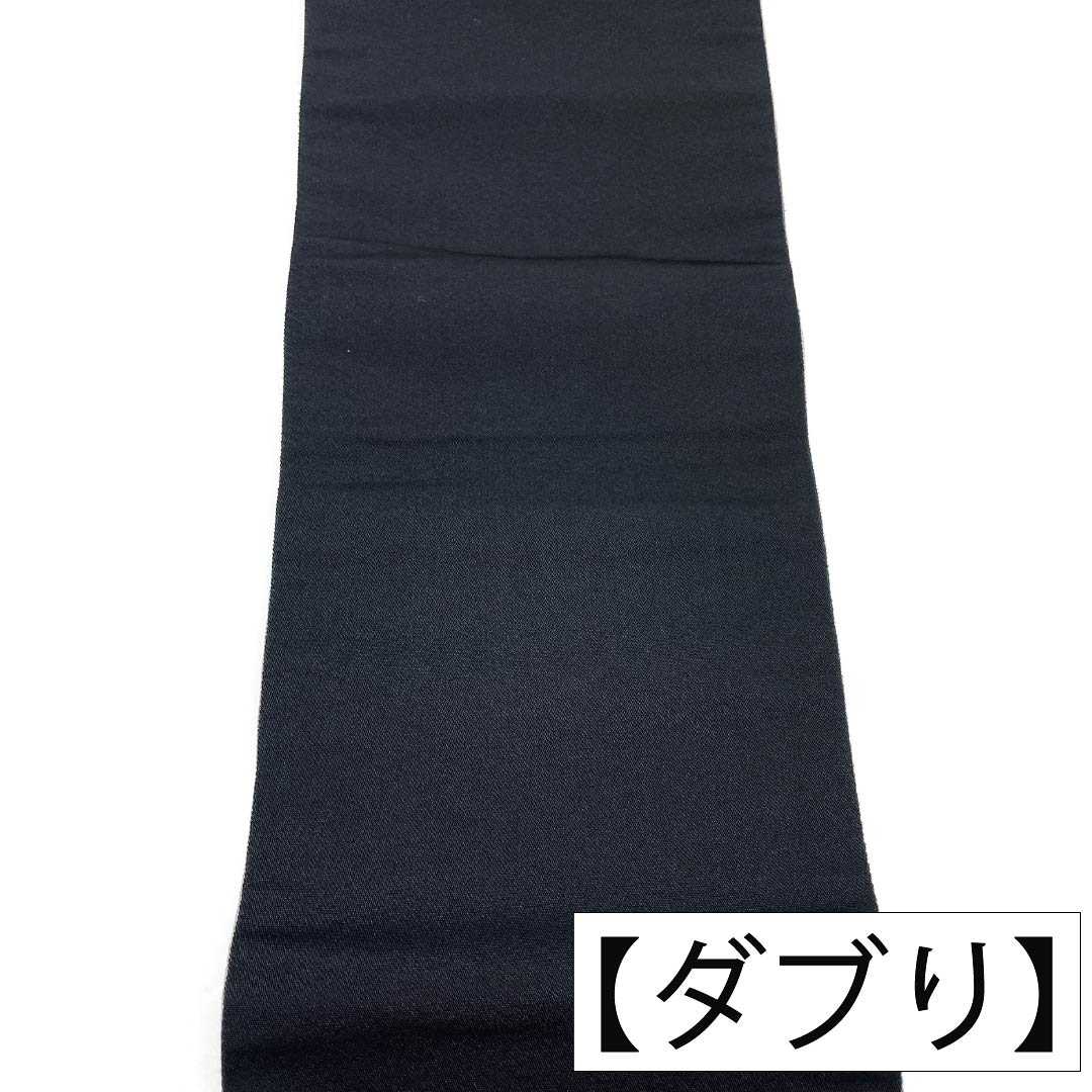 【未仕立】半幅帯 ポリエステル Aランク 鈍紫色（にびむらさきいろ） 蝶 露芝 帯丈360cm グレー系 1125004383322