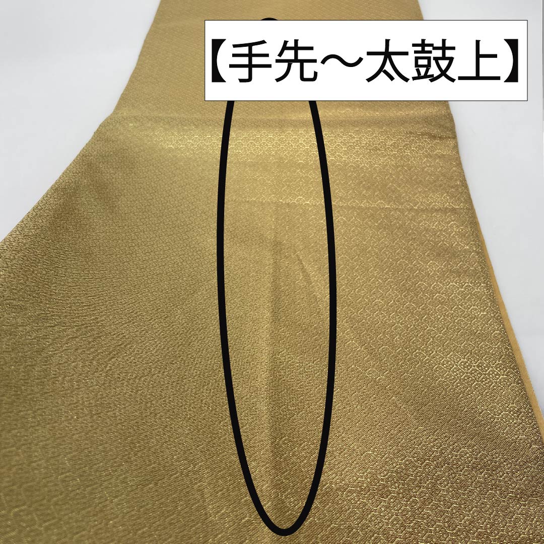 袋帯 正絹 Sランク 流水取扇面散し 留袖用 流水 扇面 おしどり 帯丈444cm 六通 フォーマル グラデーション系 1123015592399