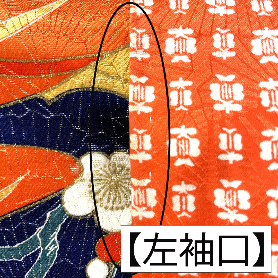 小紋 正絹 身丈153cm 裄丈62cm 袷 京友禅 吉祥文様 Aランク グラデーション系 1115004493299