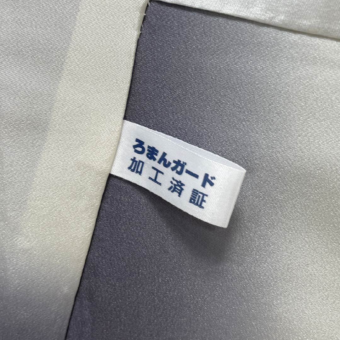 小紋 正絹 Aランク 身丈159cm 裄丈67cm 袷 天目染 ろまんガード グラデーション系 1115006793399