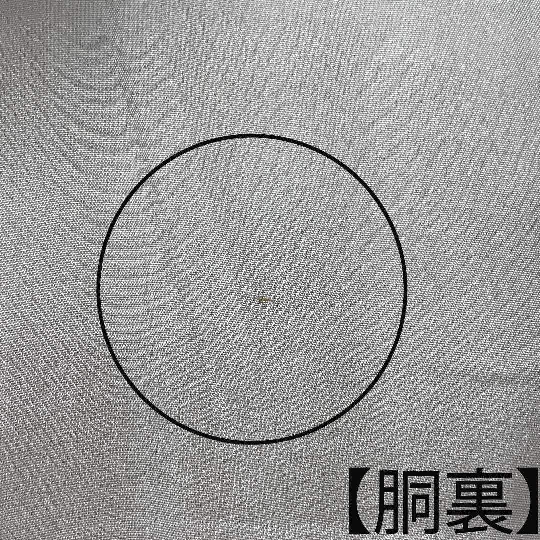 Plain color, pure silk, shishi-iro, Seigaiha pattern, length 157cm, sleeve length 62.5cm, lined, S rank, yellow, 1114000862323