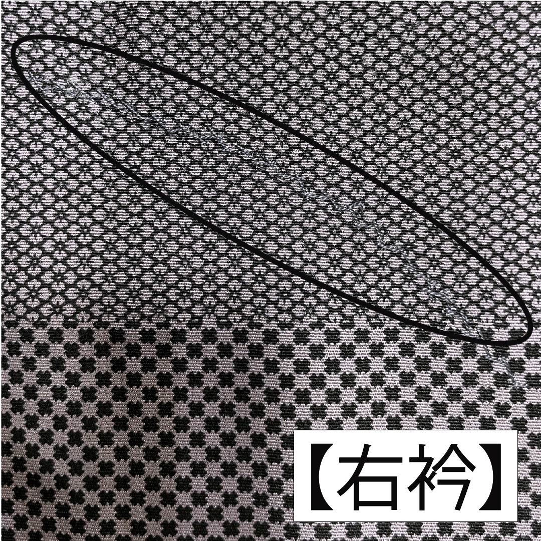 道行コート 正絹 Aランク 身丈89cm 裄丈65cm 鳩羽色（はとばいろ） 江戸小紋 袷 紫系 1117001433920