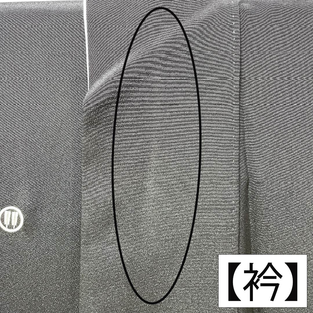 黒留袖 正絹 Aランク 身丈163.5cm 裄丈64.5cm 袷 京友禅 時代人物風景模様 五つ紋 丸に並び扇 比翼付き 五つ紋 黒系 1111002293410