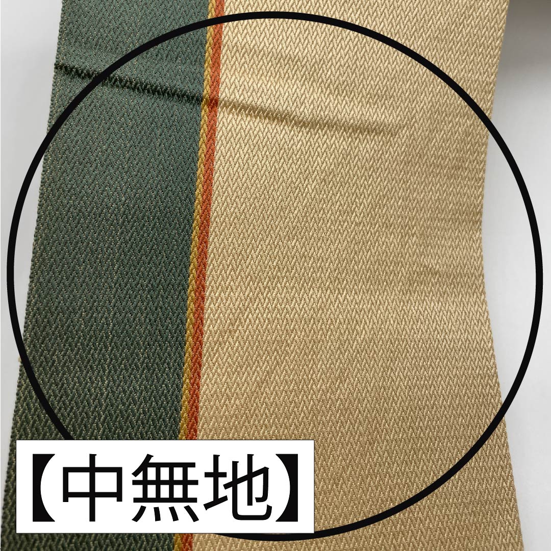 Nagoya obi, Tokyo white-brown, abstract floral pattern, obi length 350cm, pure silk, S rank, six-pass, casual, beige, 1124008012325, Nagoya-made