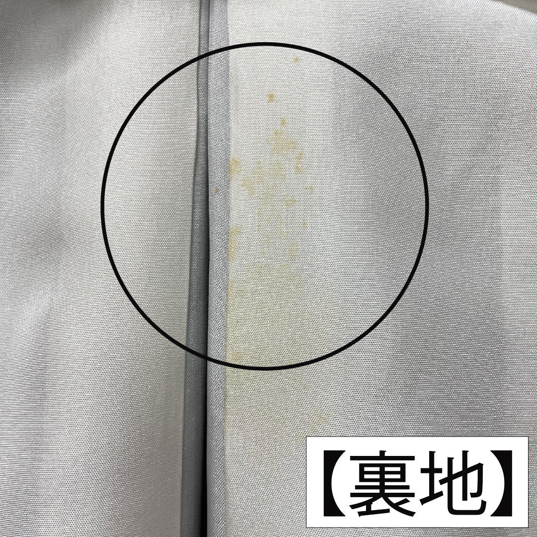 訪問着 正絹 袷 身丈157.5cm 裄丈63.5cm 絞り 蝶 Aランク 黒系 1112004393310