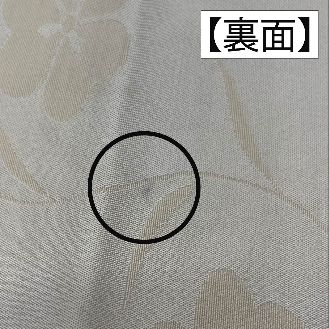 （未仕立）半幅帯 正絹 緋色（ひいろ） かたばみ リバーシブル 帯丈340cm 橙系 Aランク 1125002063326