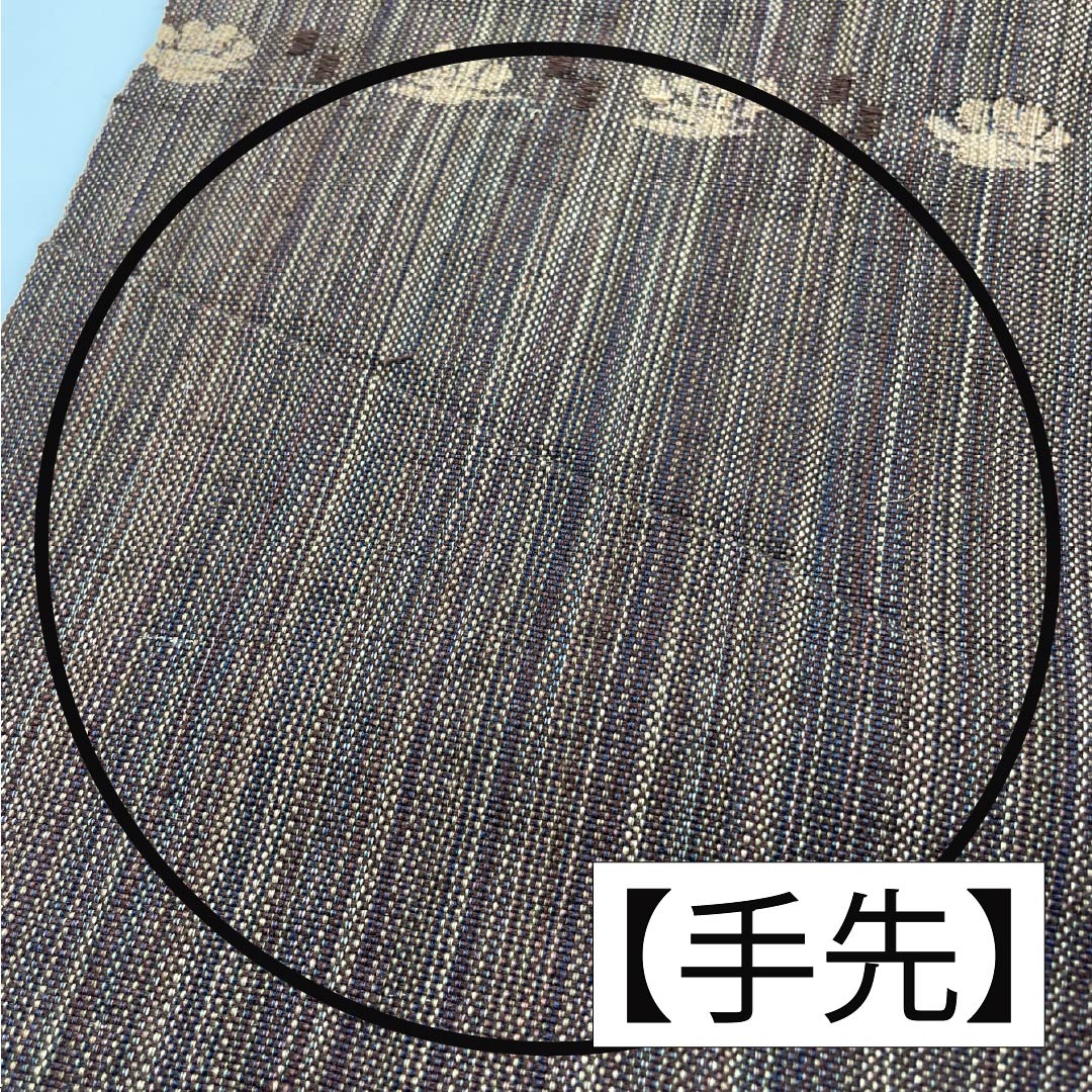 名古屋帯 抽象模様 帯丈348cm 正絹 Sランク ポイント柄 カジュアル グラデーション系 1124007112399 開き仕立て