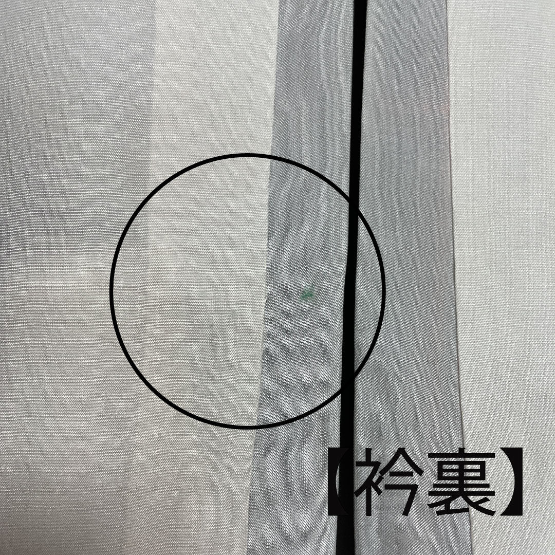 村山大島 身丈160cm 裄丈64.5cm アンサンブル 格子 花模様 正絹 Sランク 袷 紺系 1116001932418