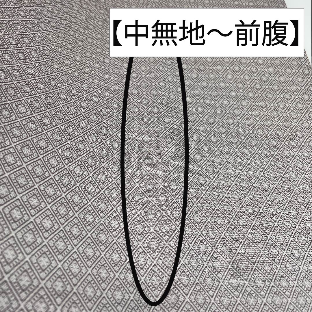 リサイクル着物】袋帯 正絹 古晒色（ふるざれいろ） 紹巴織 抽象花 帯