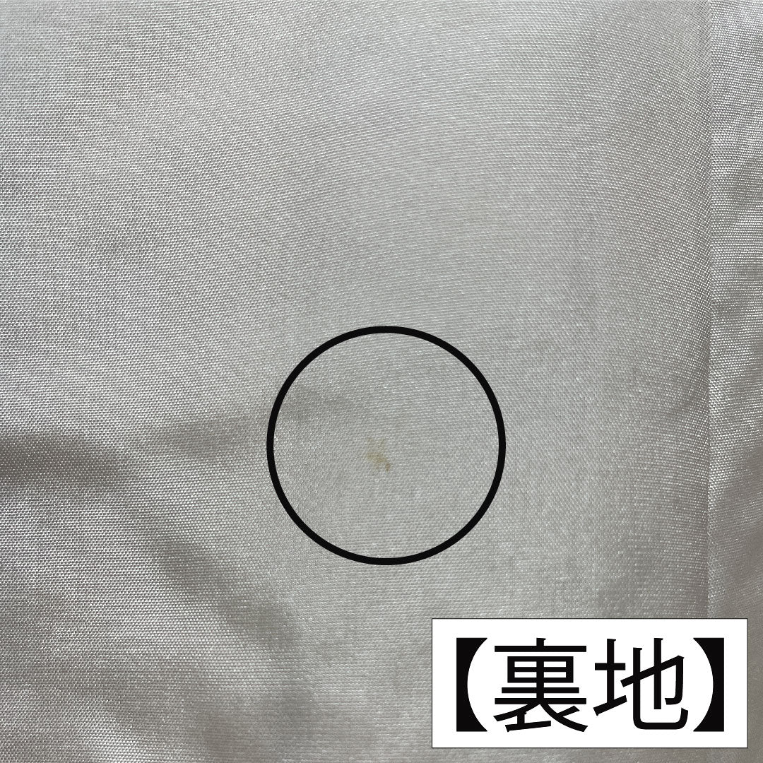 小紋 正絹 身丈155cm 裄丈63cm 袷 積紅色（せきこういろ） 総絞り 疋田絞り Aランク 紫系 1115004643320