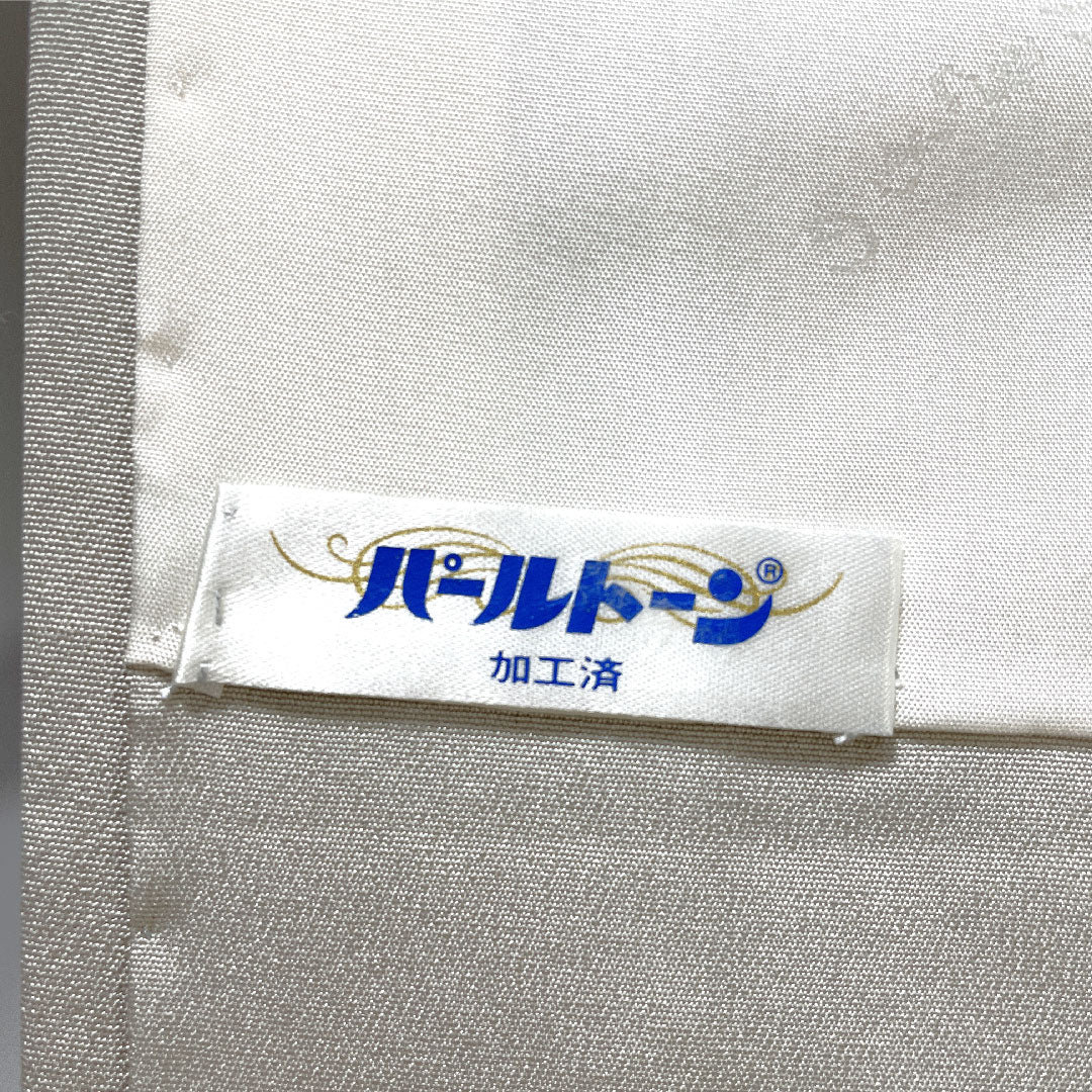 色留袖 正絹 身丈166cm 裄丈68cm 袷 卯の花色（うのはないろ） 京加賀友禅 一つ紋 違い鷹の羽 パールトーン加工 しつけ糸付き 未使用品 Sランク グレー系 1111001662522