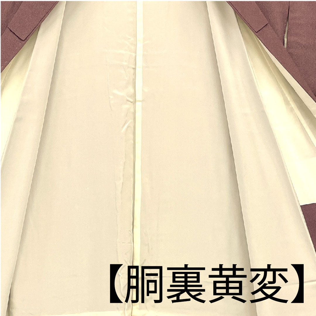 小紋 身丈163cm 裄丈64cm 袷  江戸小紋 鮫柄  正絹 Aランク 紫系 1115001433420