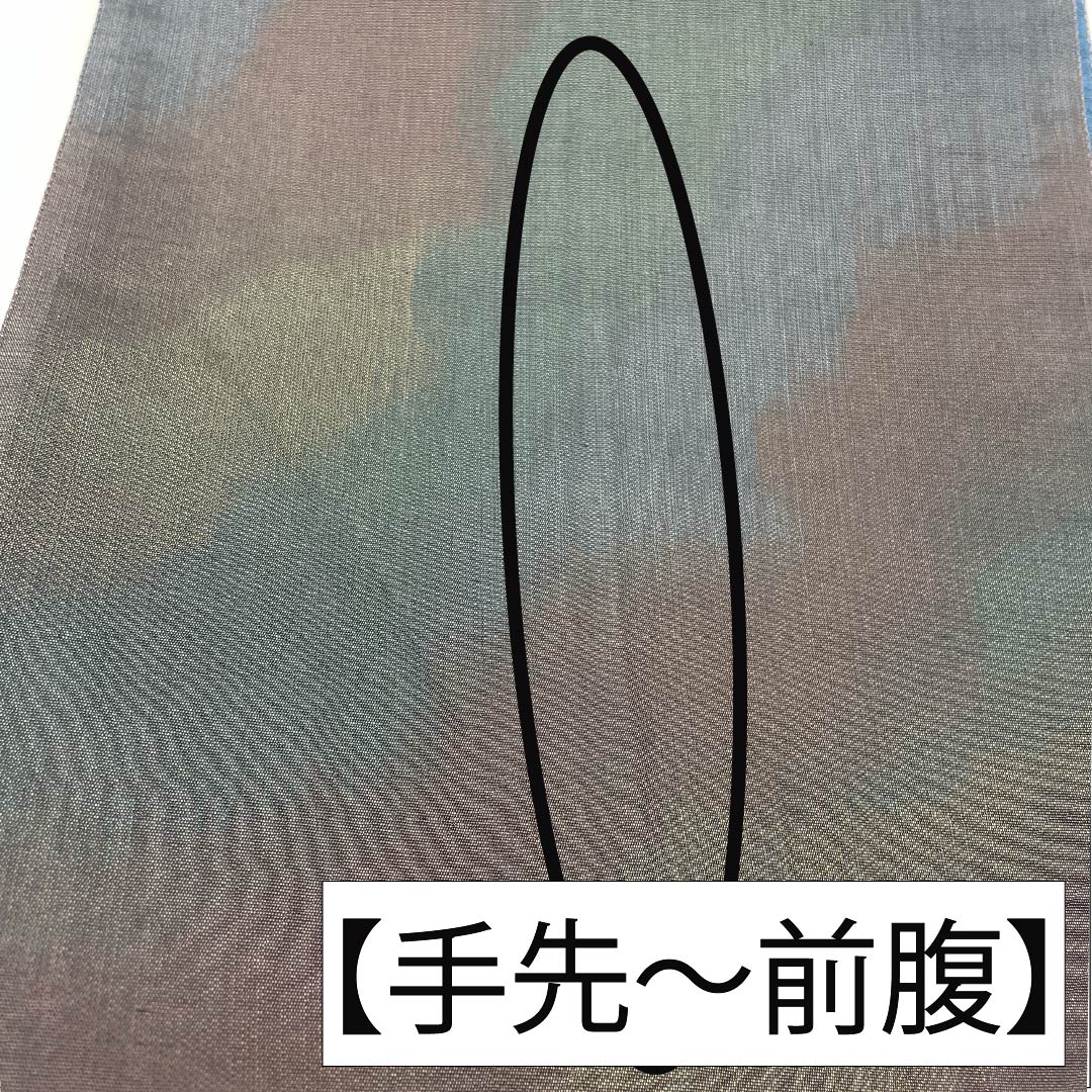 袋帯 正絹 燻色（ふすべいろ） 櫛織 変わり立涌 帯丈432cm Sランク 六通 カジュアル 紺系 1123012872318