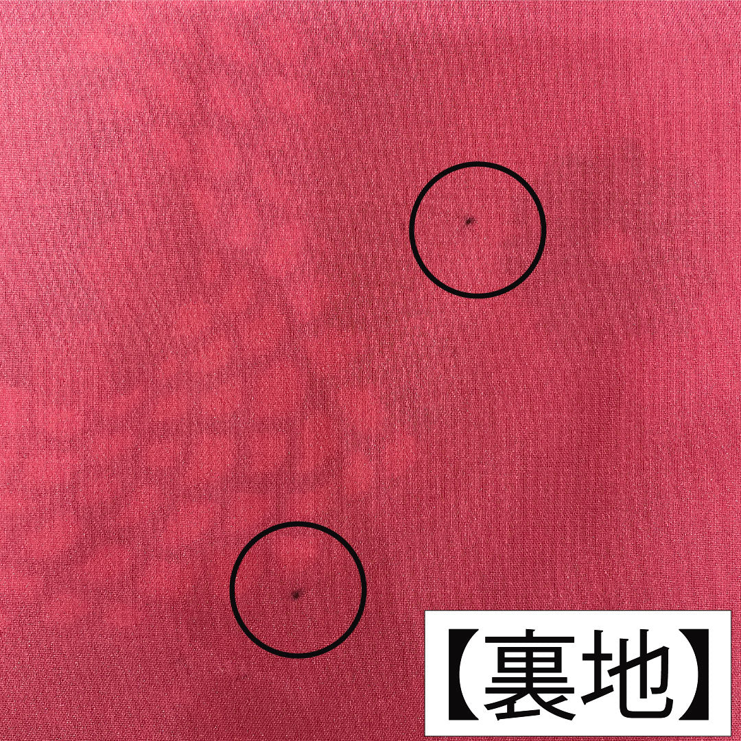 小紋 ポリエステル 身丈161.5cm 裄丈62cm 袷 青藍色（せいらんいろ） 洗える着物 菊 しつけ糸付き Sランク 紺系 1115004522418