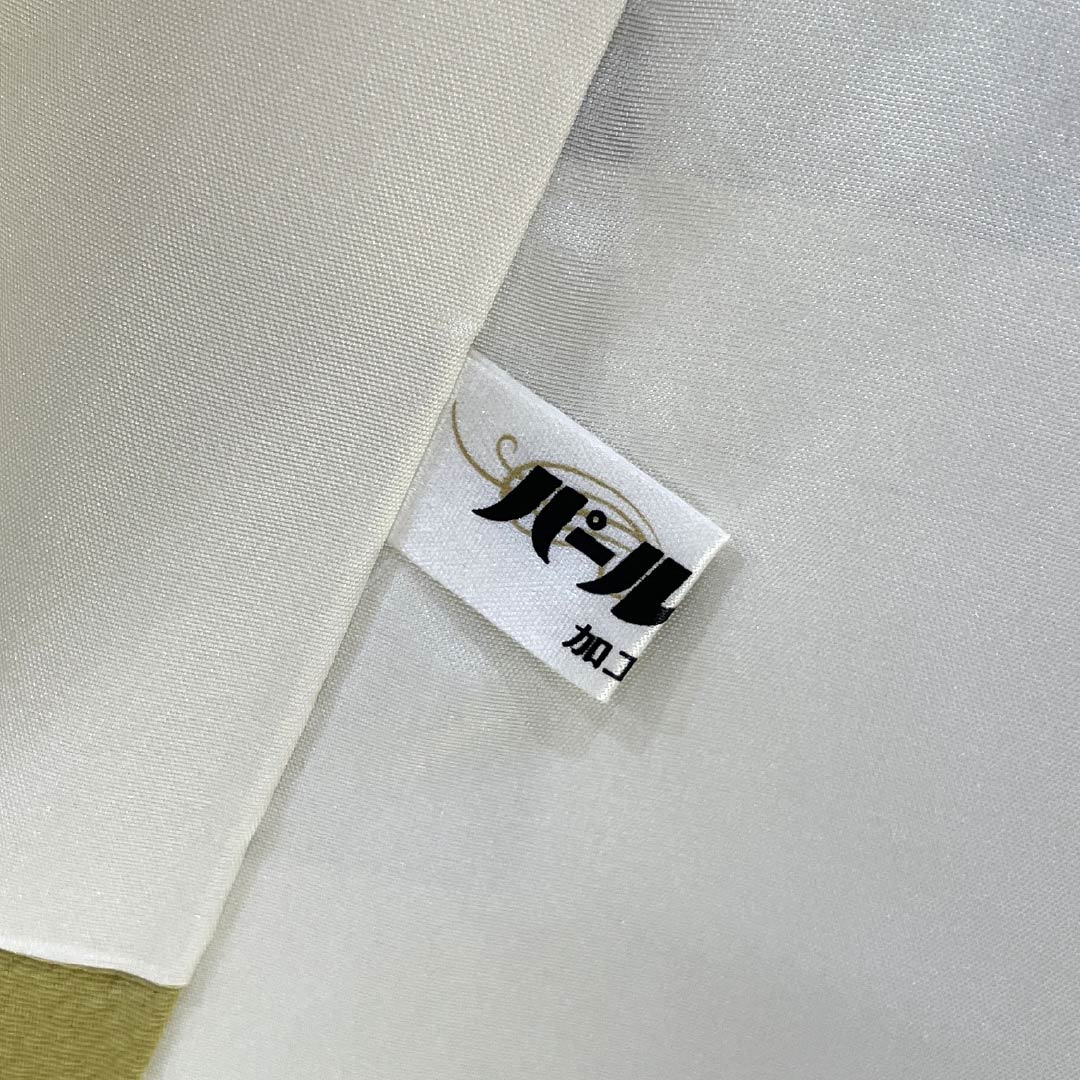 リサイクル着物】訪問着 正絹 Sランク 袷 身丈155cm 裄丈64cm 鶸茶色