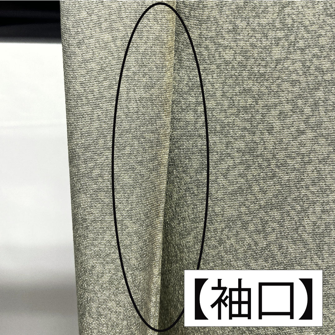 訪問着 正絹 袷 身丈155cm 裄丈62cm 裏葉色（うらはいろ） 京友禅 タタキ染 草花模様 作家物 Aランク 緑系 1112005413319