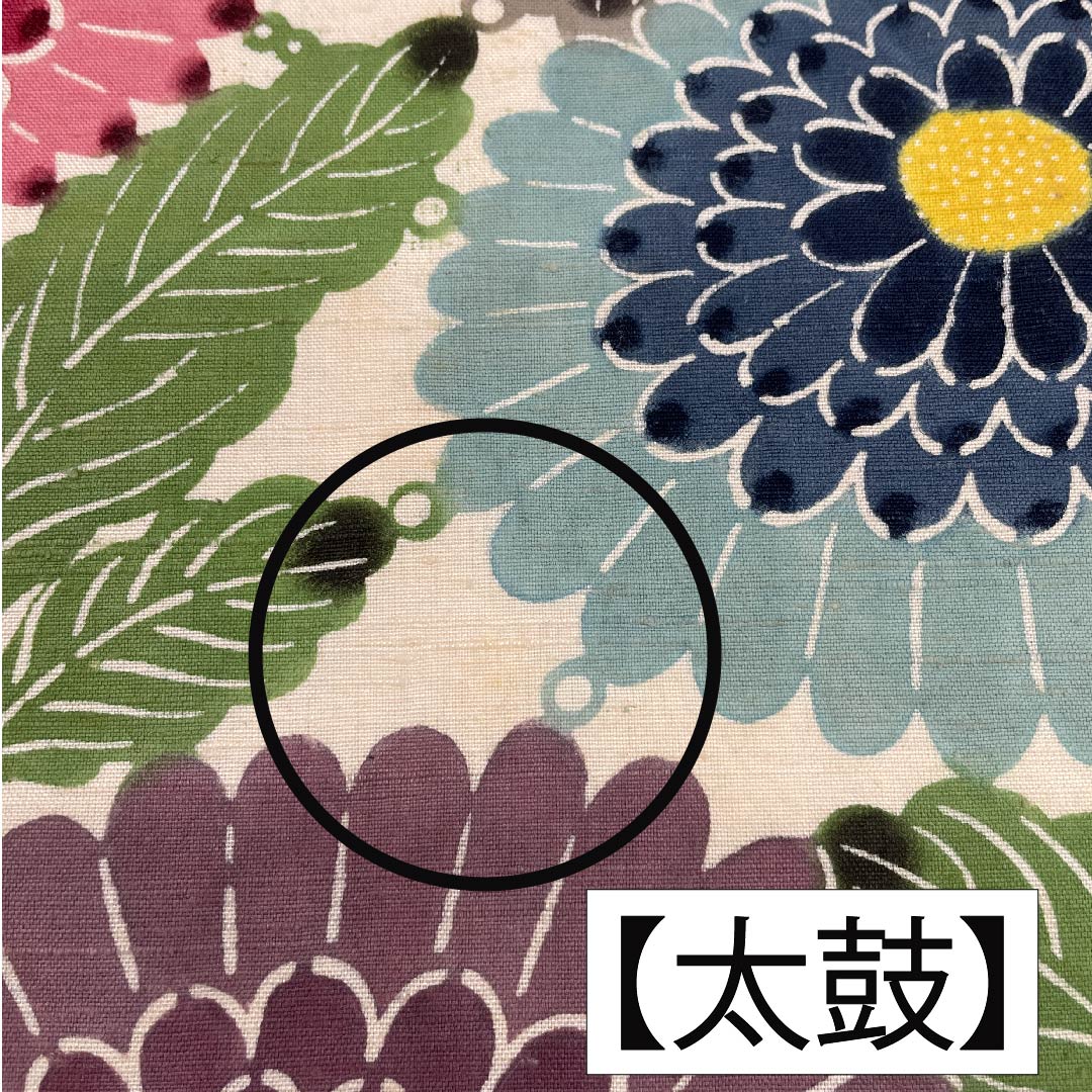 名古屋帯 正絹 生成り色（きなりいろ） 花柄 菊 帯丈348cm Aランク 六通 カジュアル 白系 1124006373311 名古屋仕立て