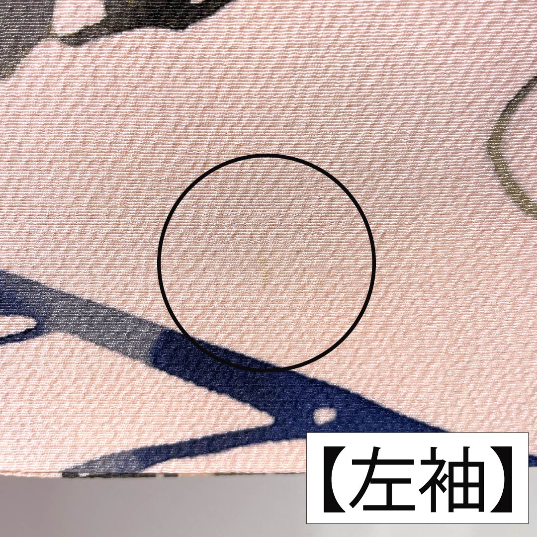 小紋 正絹 Sランク 身丈153.5cm 裄丈64cm 袷 乙女色（おとめいろ） 京紅型 茶屋辻 ピンク系 1115007702213