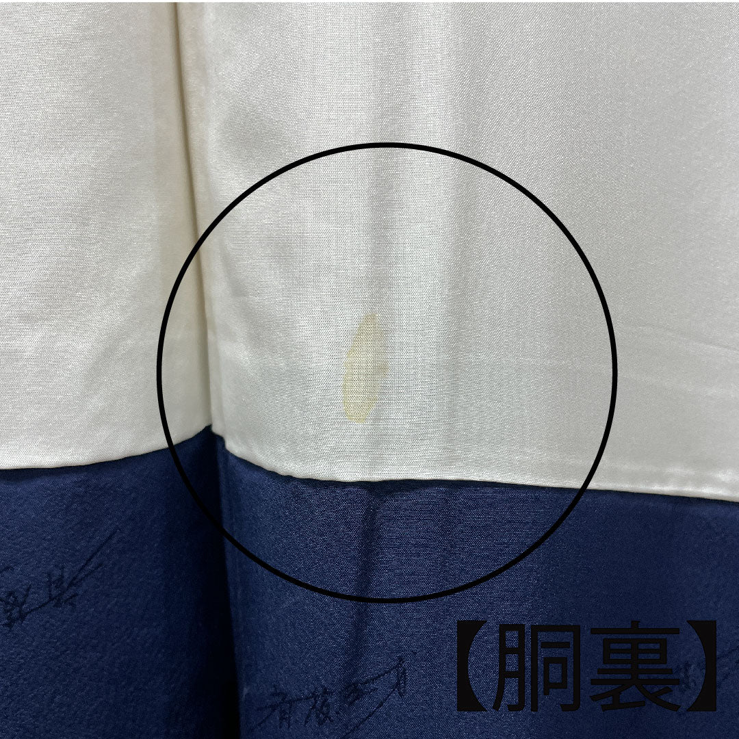 小紋 身丈153cm 裄丈61.5cm 袷  斉藤三才 更紗模様  正絹 Sランク グラデ 1115002892299