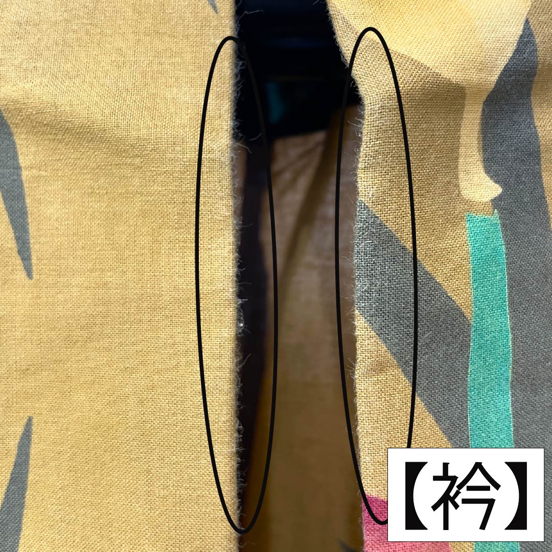 浴衣 木綿 身丈153.5cm 裄丈67cm Aランク 単衣 黄系 木蘭色（もくらんじき） 菖蒲 1118005803223