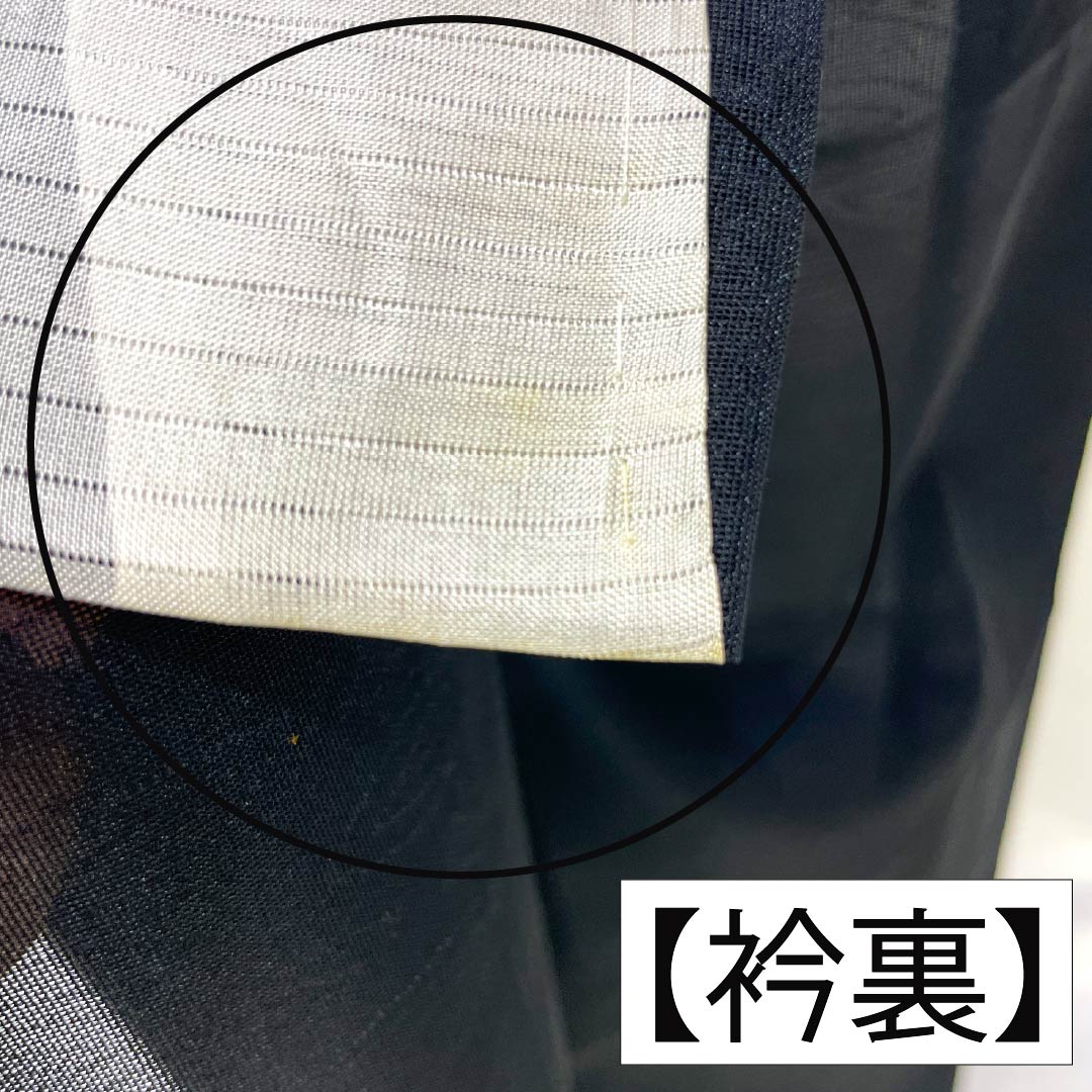 リサイクル着物】夏物 正絹 色無地 Bランク 身丈154cm 裄丈61.5cm 抽象