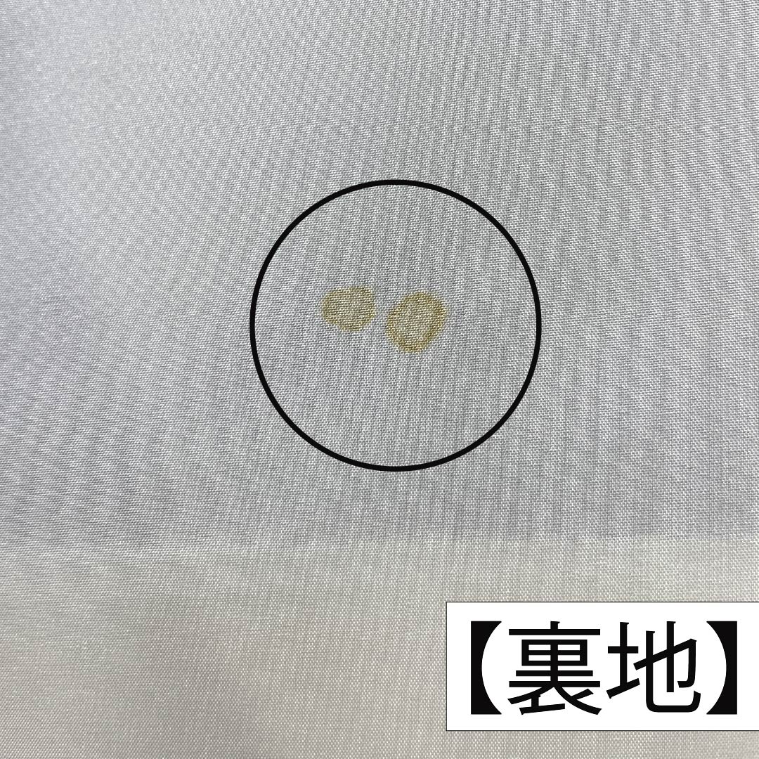 小紋 正絹 身丈159cm 裄丈64.5cm 袷 金碧珠色（きんぺきしゅいろ） 京友禅 割付 花 しつけ糸付き Aランク 青系 1115005753317