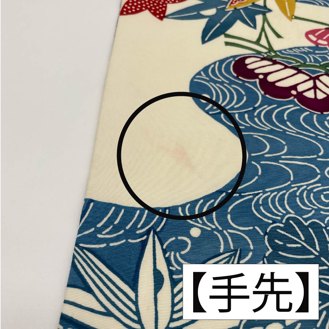 正絹 名古屋帯 両面 東京紅型風 花ぼかし 南天 極上 逸品 未使用品 リサイクル着物】名古屋帯 京紅型 流水 椿 紅葉 帯丈336cm 正絹