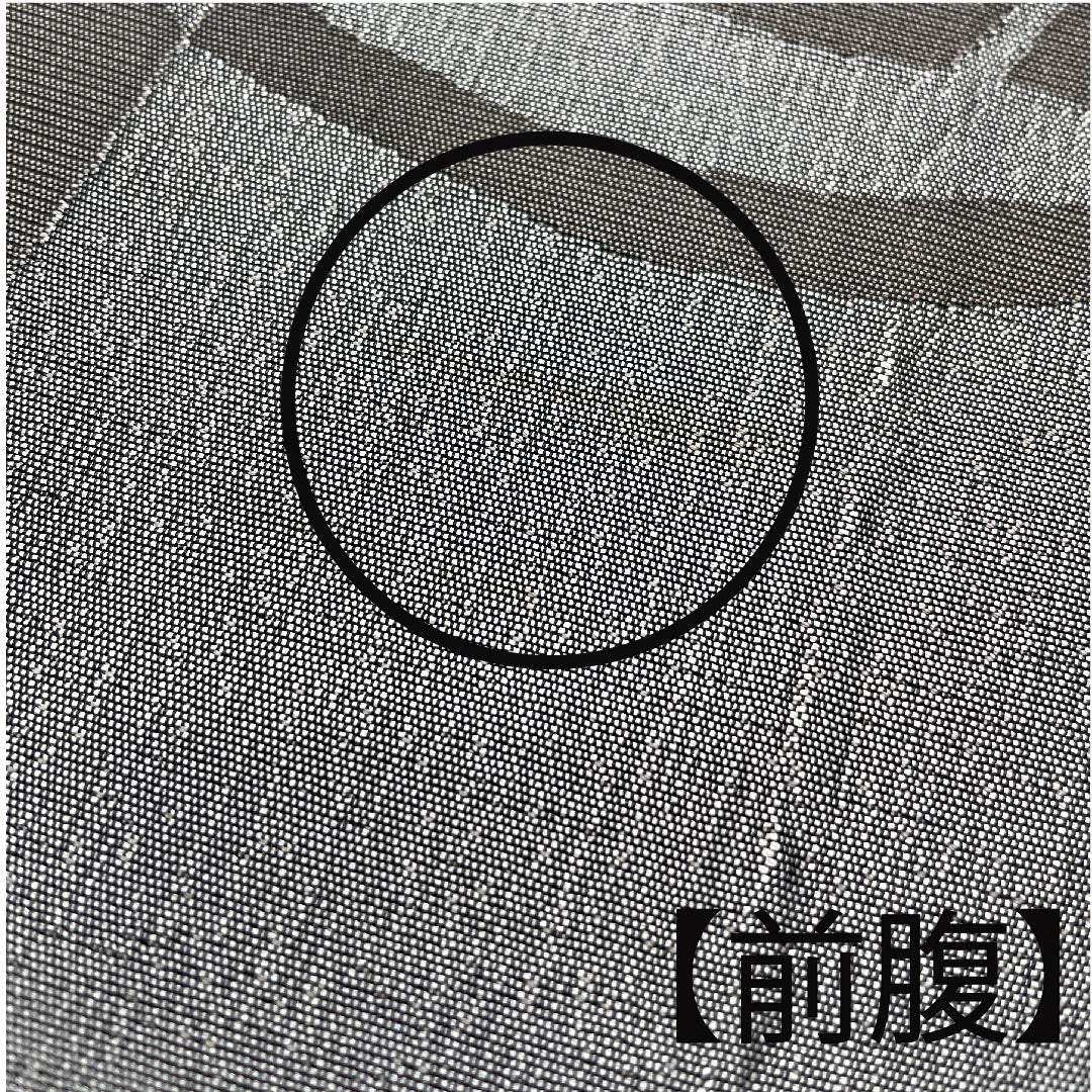 名古屋帯 京袋帯 具墨色 抽象模様 帯丈380cm ポリ Aランク 六通 セミフォーマル グレー系 1124003303322  開き仕立て