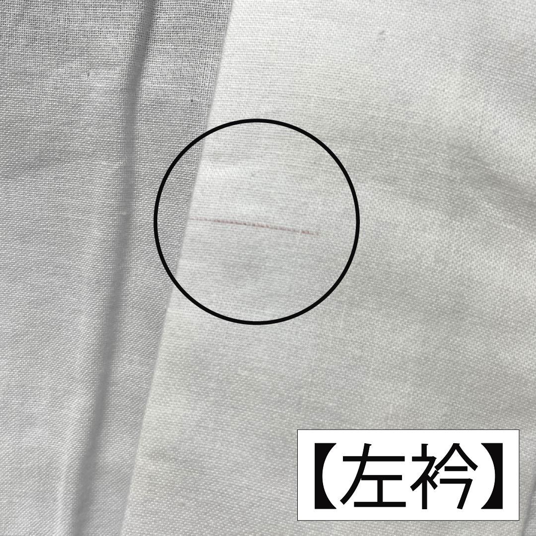 Cotton Yukata, Length 163.5cm, Sleeve Length 67cm, S Rank, Single Layer, White, with Bunsage Noshi (Noshi Wrapping), 1118006482411