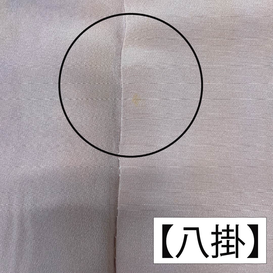 小紋 正絹 身丈147cm 裄丈64cm 袷 生成り色（きなりいろ） 型染 抽象模様 しつけ糸付き Aランク 白系 1115006123111