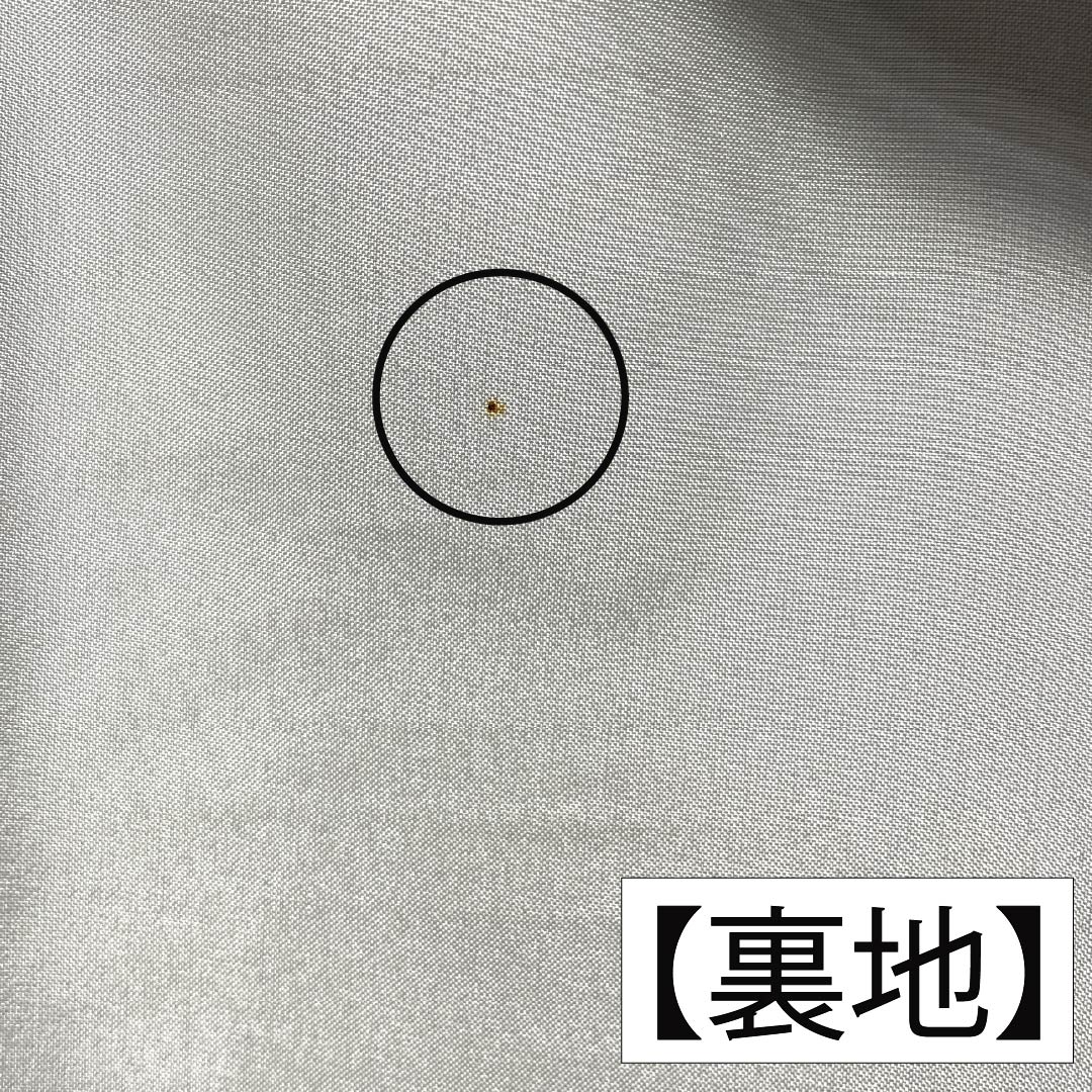 紬 正絹 Aランク 身丈171.5cm 裄丈68cm 濃紺色（のうこんいろ） 薔薇 葉 しつけ糸付き 袷 紺系 1116004373618