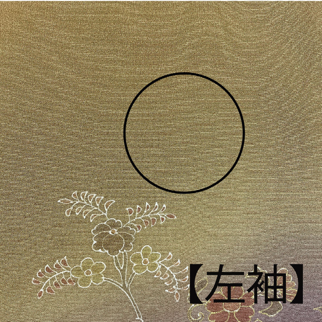 Homongi (formal kimono) Length 159cm Sleeve length 62cm Shantou embroidery Sagara embroidery Ochre Pure silk A rank Yellow 1112001463323