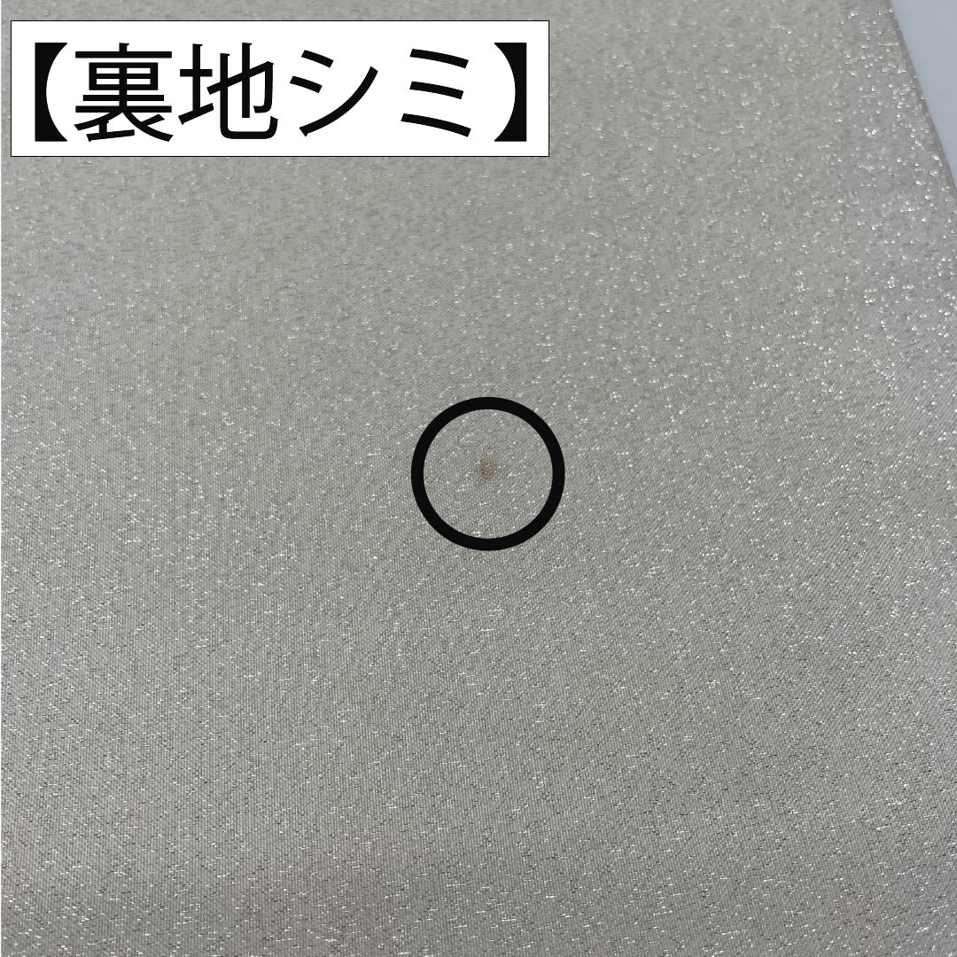 袋帯 正絹 Aランク 生成り色（きなりいろ） 蘇州刺繡 綴れ地 風景模様 銀糸 帯丈468cm ポイント柄 セミフォーマル 白系 1123017533411