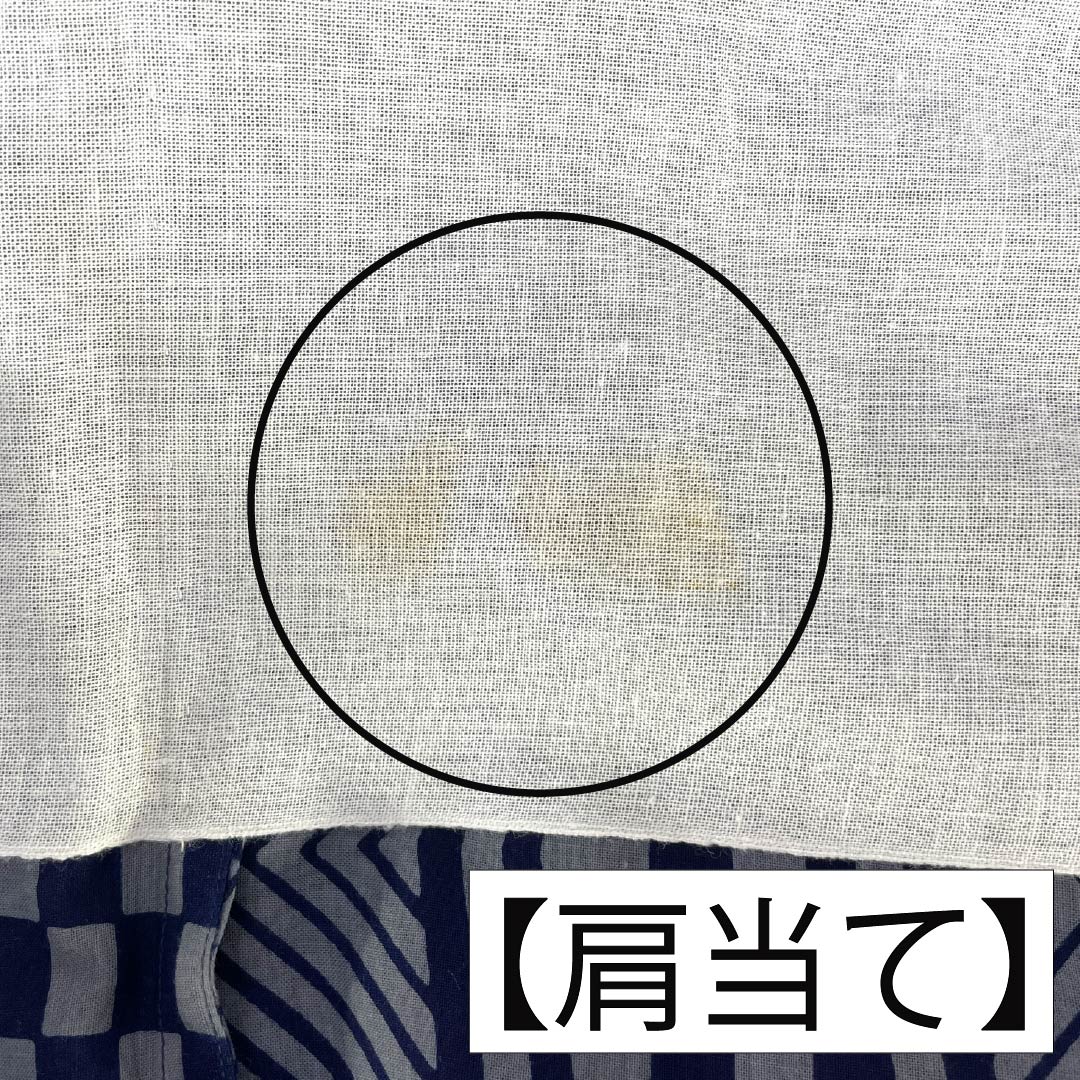 メンズ浴衣 木綿 Aランク 身丈142cm 裄丈71cm 濃紺色（のうこんいろ） 錫色（すずいろ） 幾何学模様 単衣 マルチカラー 1138000823428