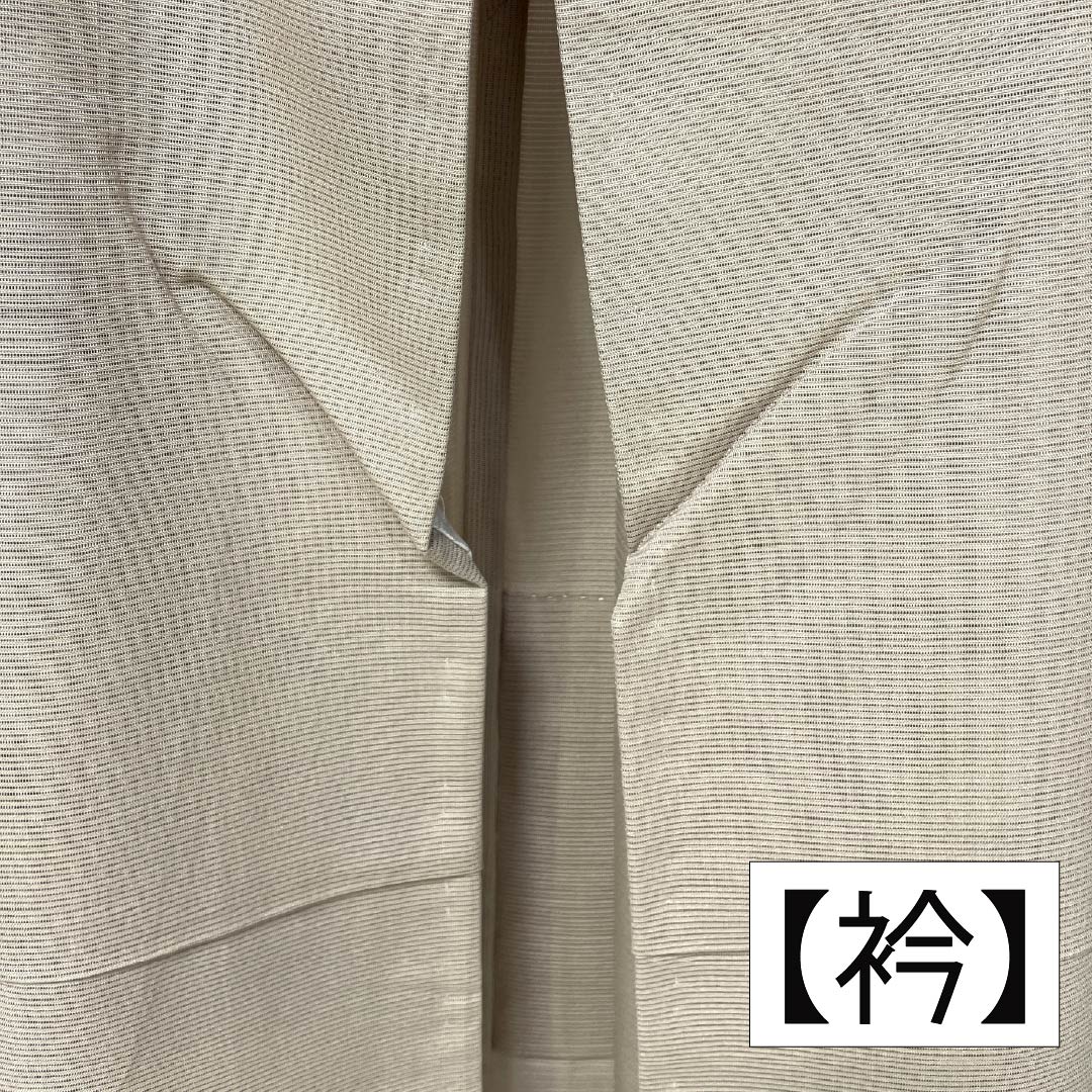 夏物 正絹 訪問着 身丈157cm 裄丈63cm 薄香色（うすこういろ） 草花模様 京友禅 絽 Sランク ベージュ系 1132002752325