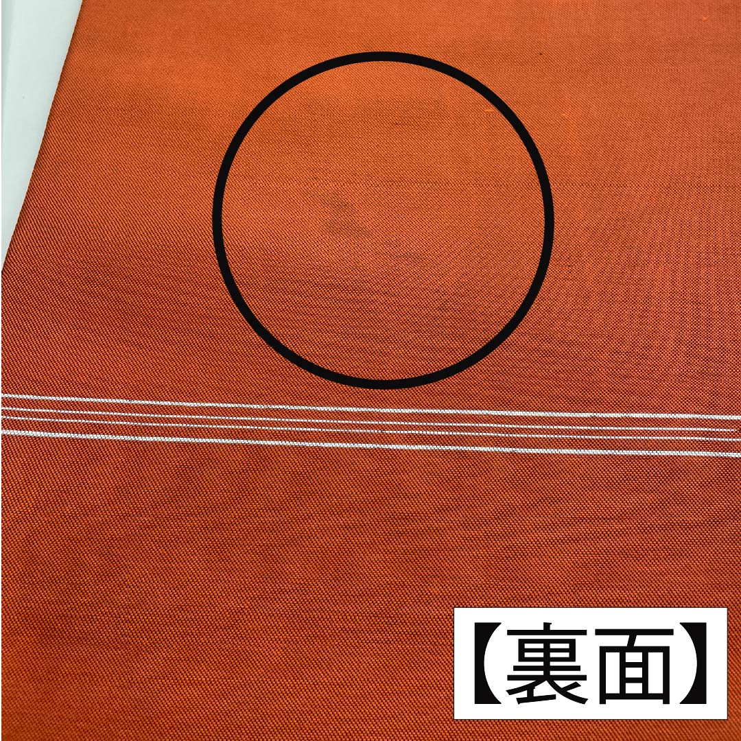 名古屋帯 正絹 Aランク 猩々茶色（しょうじょうちゃいろ） 丸紋 帯丈325cm 六通 カジュアル 茶系 1124009073314 名古屋仕立て