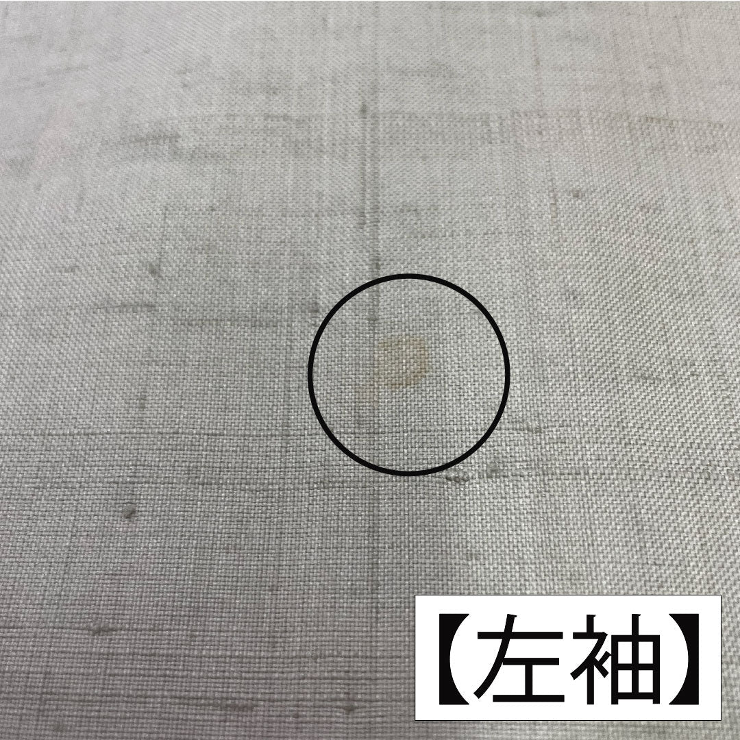 訪問着 正絹 袷 身丈164.5cm 裄丈66.5cm 紬地 作家物 墨描き 草花模様 Aランク 緑系 1112004053419