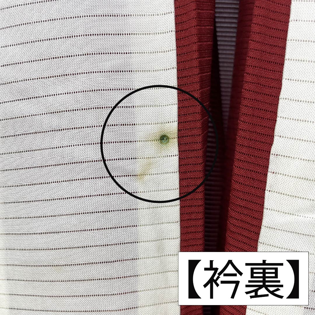 Summer Kimono, Pure Silk Iromuji, S-Rank, Length 163cm, Sleeve-to-sleeve 66.5cm, Shoenji-iro, Gosan-giri Family Crest (one crest), Ro (Gauze Weave), Red family, 1132003842414