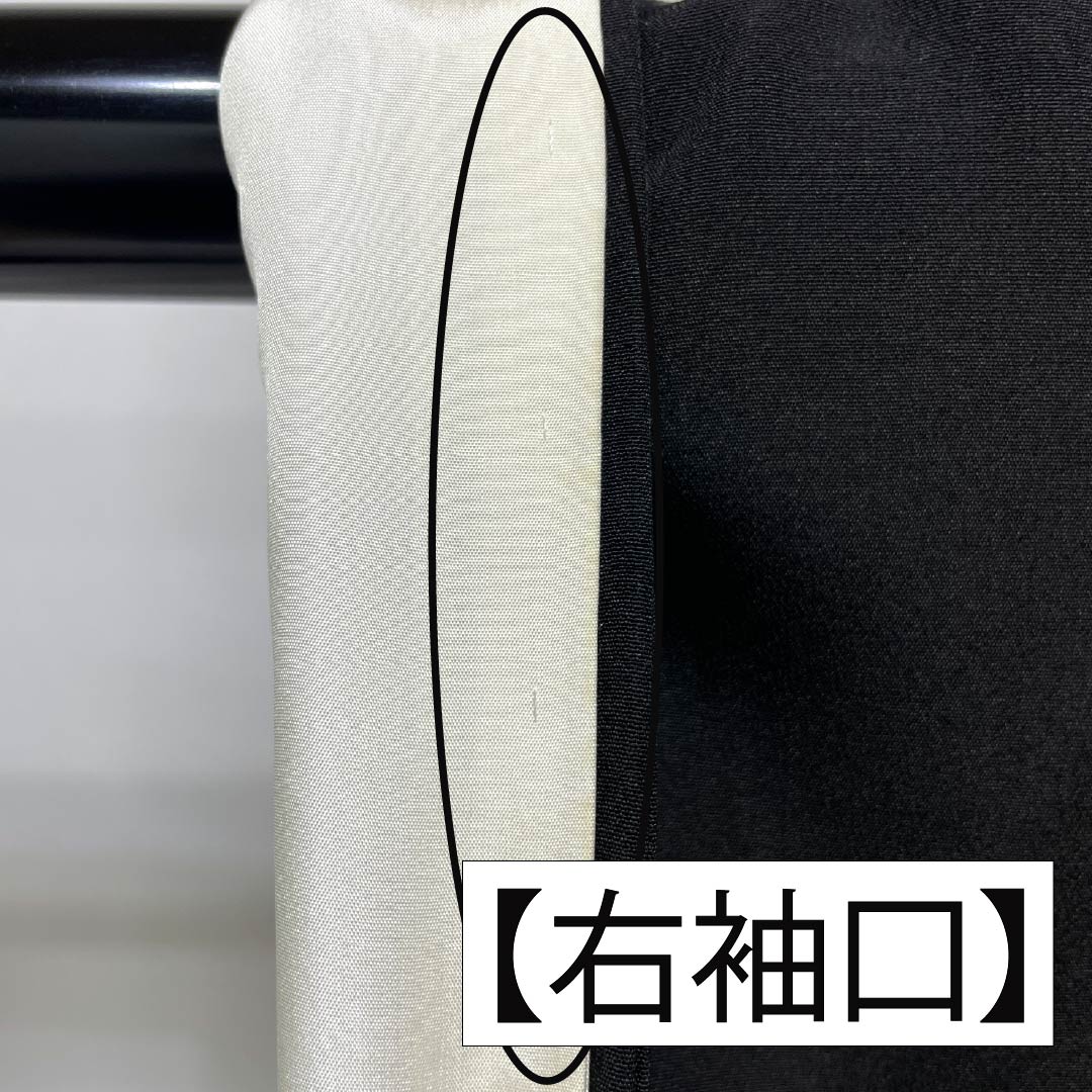 黒留袖 正絹 Aランク 身丈164.5cm 裄丈66cm 袷 京友禅 五つ紋 丸に二つ引き 風景模様 鶴 松 茶屋辻 五つ紋 黒系 1111001923410