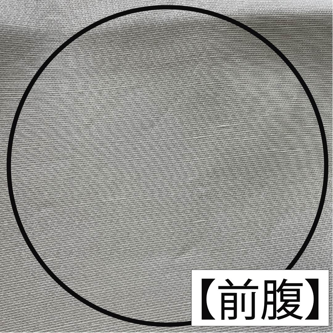 袋帯 正絹 錫色（すずいろ） 月 桜 帯丈450cm Sランク ポイント柄 フォーマル グレー系 1123014062422