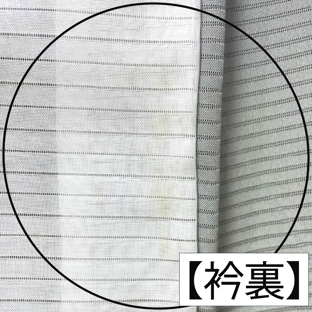 夏物 正絹 付下げ Aランク 身丈154cm 裄丈63.5cm 京友禅 寿光織 霞 草花 絽 グレー系 1132005023222