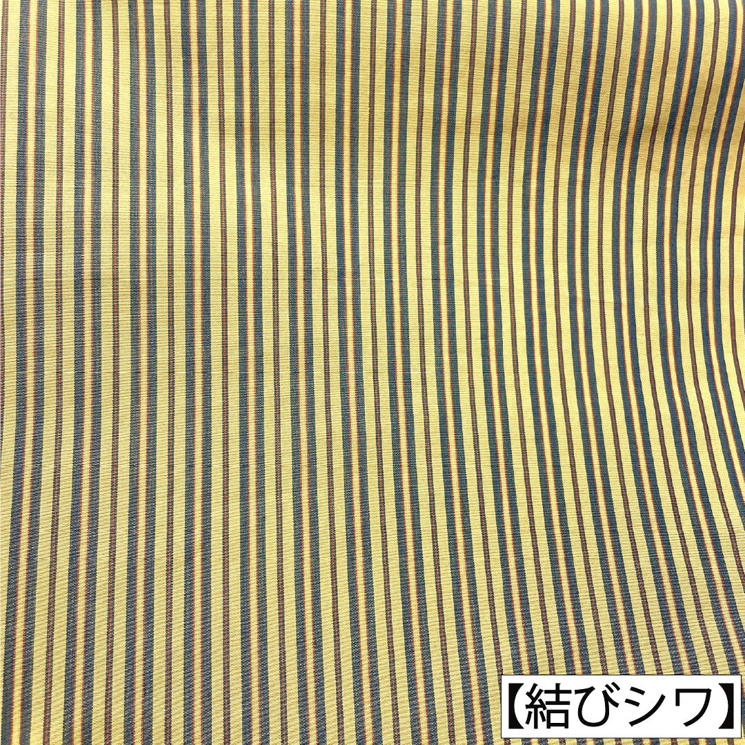 正絹  袋帯  横縞  膨れ織り  全通 正絹 全通袋帯《膨れ織 吉祥縞模様》 【公式通販】