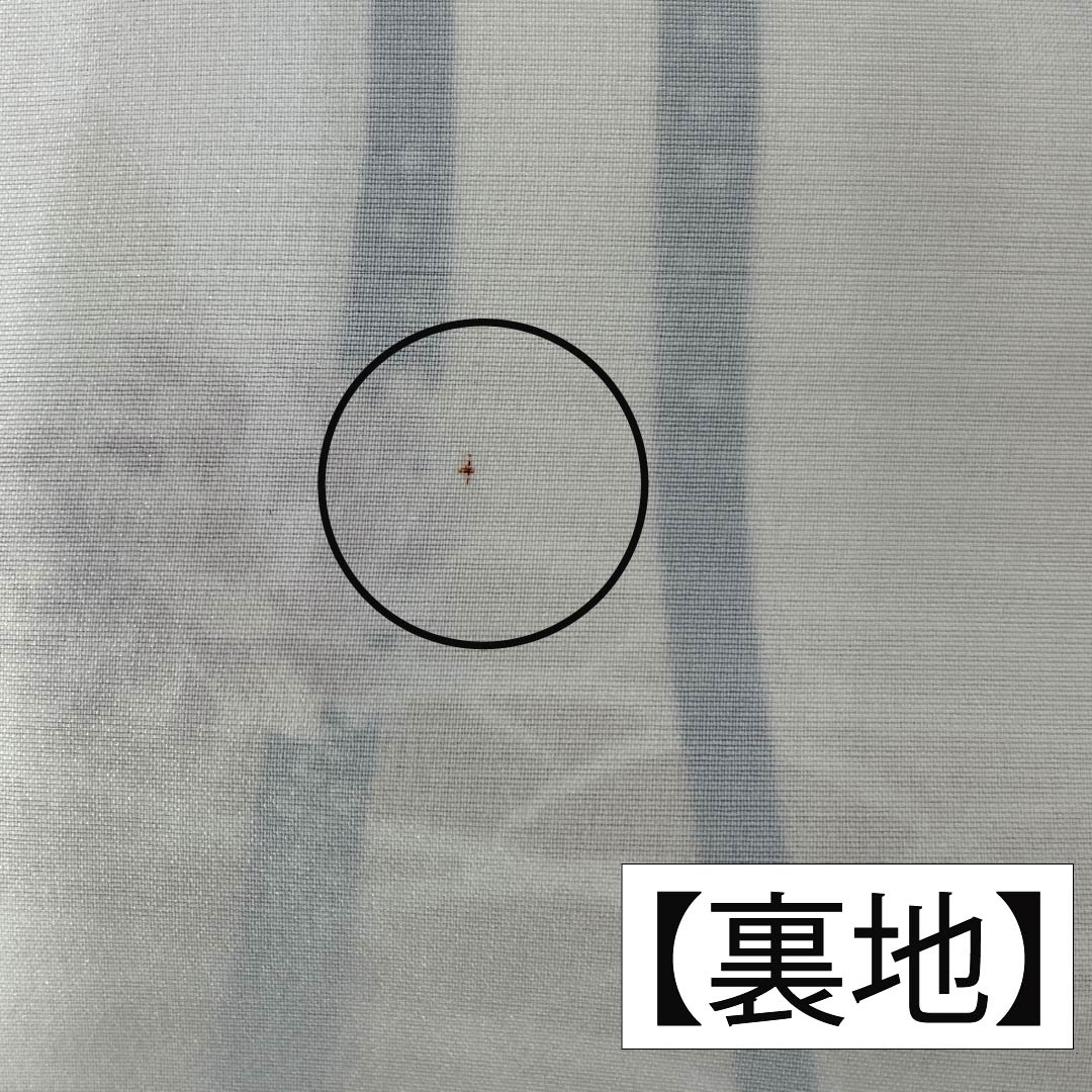 小紋 ポリエステル 身丈171.5cm 裄丈68cm 袷 薄卵色（うすたまごいろ） 立涌 菊 洗える着物 Aランク クリーム系 1115006033615