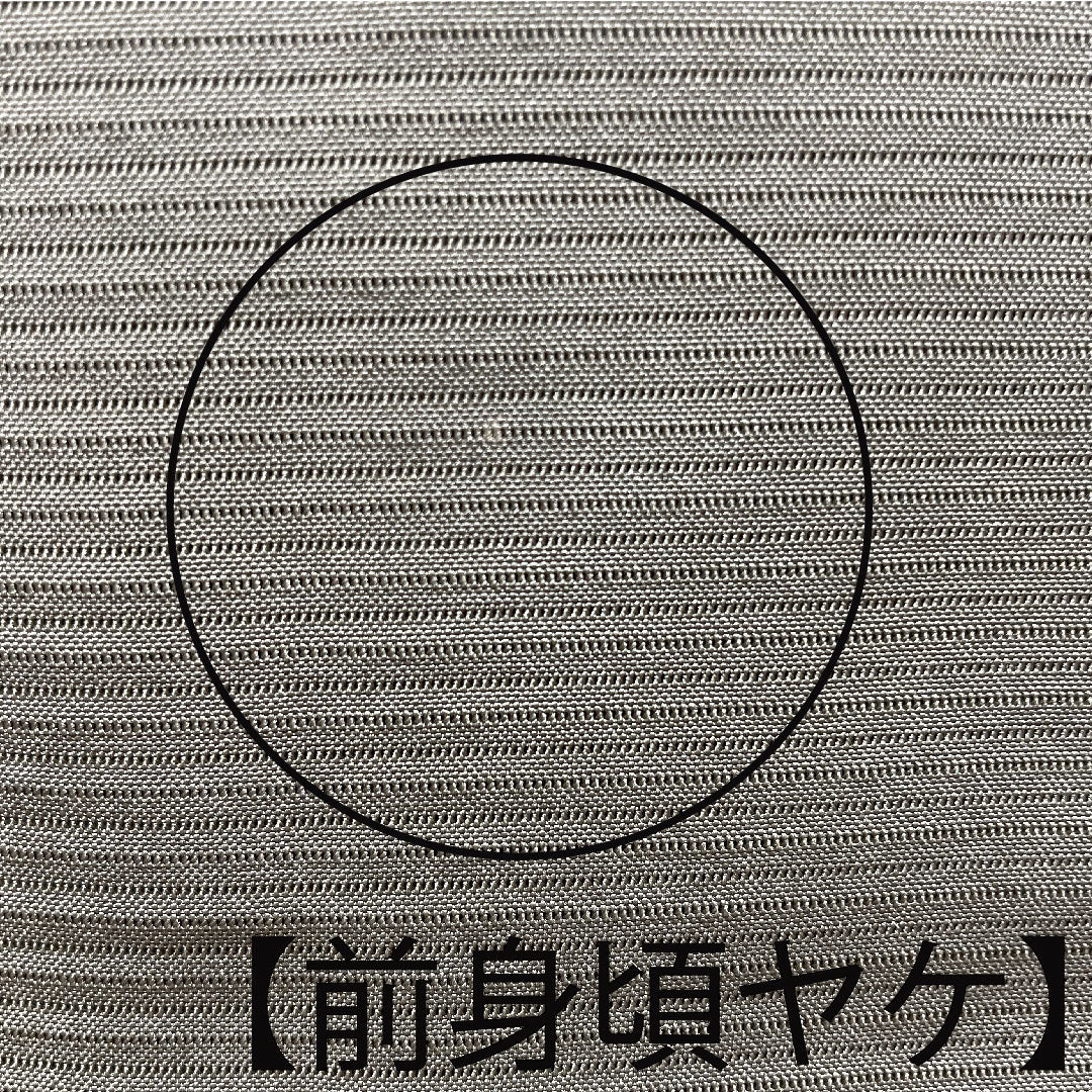 夏物 正絹 色無地 身丈165cm 裄丈65.5cm 麴塵色（きくじんいろ） 素無地 絽 Aランク 緑系 1132001503519