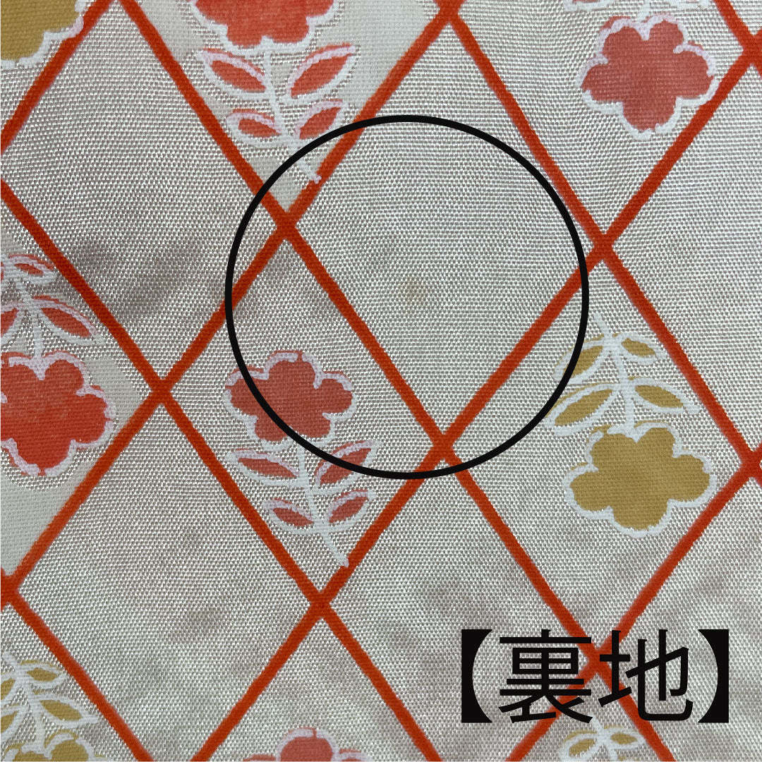 羽織 身丈82cm 裄丈62.5cm 中紅色 絞り 幾何学模様 正絹 Aランク 袷 ピンク系 1117000263913