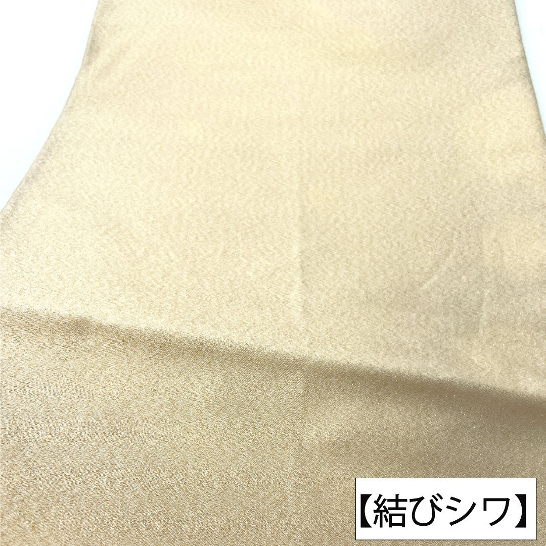 袋帯 正絹 Aランク 生成り色（きなりいろ） 西陣織 松 留袖用 帯丈430cm ポイント柄 フォーマル クリーム系 1123016573315