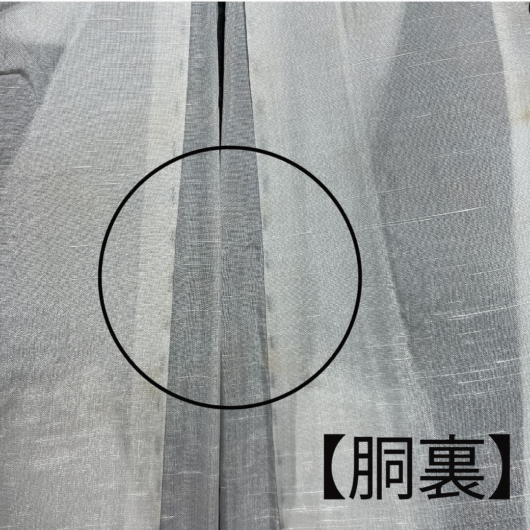 村山大島 身丈158cm 裄丈63.5cm 抽象模様 正絹 Aランク 袷 黒系 1116001983310