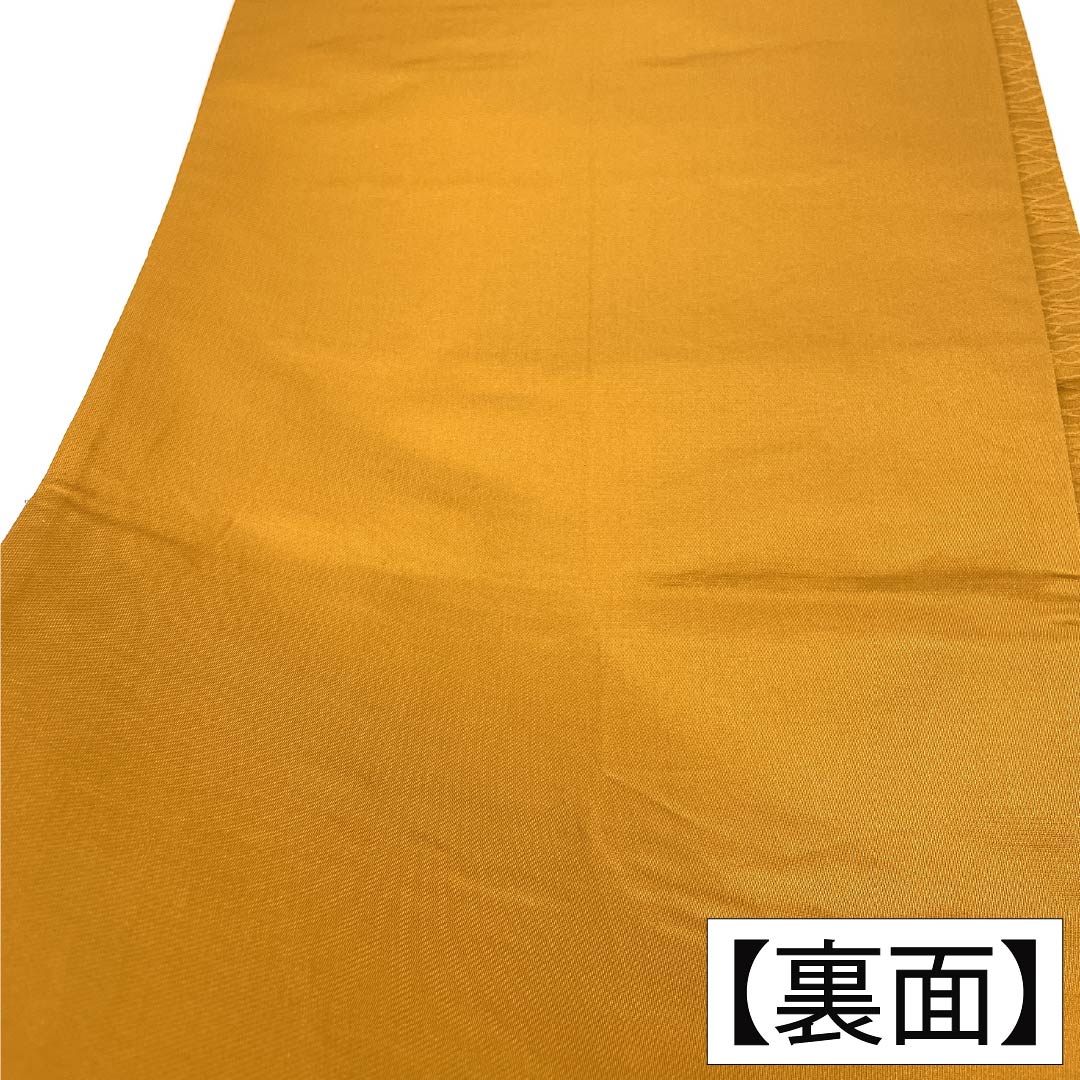 (Kyobukuro obi) Nagoya obi, genuine silk, A rank, fox color (light brown), Kyobukuro obi, abstract pattern, obi length 370cm, Rokutsu, semi-formal, brown family, 1124011363314, open tailoring