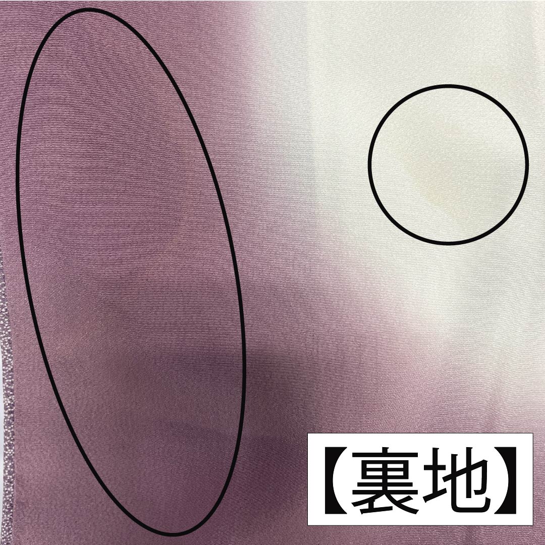 Komon, pure silk, length 155cm, sleeve length 64cm, lined, half-colored (hashitairo), Edo komon, shark komon, B rank, purple, 1115005074320